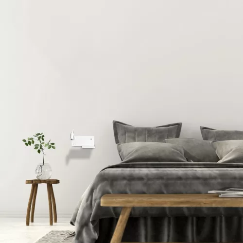 SHELF fehér LED fali lámpa polccal 4W + 5W + 2W Milagro