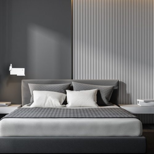 SHELF fehér LED fali lámpa polccal 4W + 5W + 2W Milagro