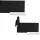 SHELF fekete LED fali lámpa polccal 4W + 5W + 2W Milagro