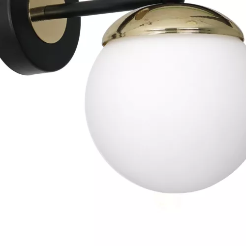 Fali lámpa SPARTA Black Gold 1xE14 Milagro