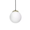 SPARTA függőlámpa 1xE27 White Ball Gold Milagro elemek MLP6495 Fém + Üveg