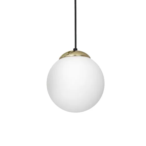 SPARTA függőlámpa 1xE27 White Ball Gold Milagro elemek MLP6495 Fém + Üveg