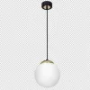 SPARTA függőlámpa 1xE27 White Ball Gold Milagro elemek MLP6495 Fém + Üveg