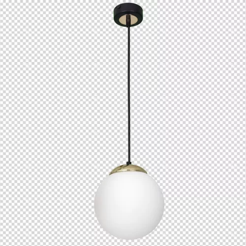 SPARTA függőlámpa 1xE27 White Ball Gold Milagro elemek MLP6495 Fém + Üveg