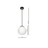 SPARTA függőlámpa 1xE27 White Ball Gold Milagro elemek MLP6495 Fém + Üveg