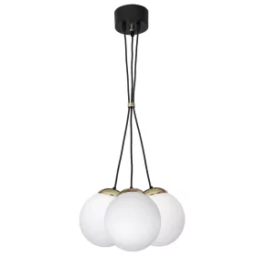   SPARTA függőlámpa 3xE14 White Ball Gold Milagro elemek MLP6499 Fém + Üveg