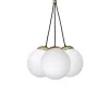 SPARTA függőlámpa 3xE14 White Ball Gold Milagro elemek MLP6499 Fém + Üveg