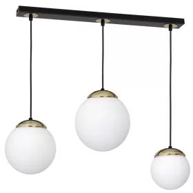   SPARTA függőlámpa 3xE14 White Ball Gold Milagro elemek MLP64500 Fém + Üveg