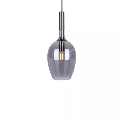 TANGO függőlámpa 1xE14 Áramvonalas füstlámpabúra Milagro ML6165 Fém + Üveg