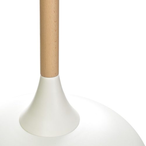 TAYLOR függőlámpa 1xE27 klasszikus lámpaernyő fehér MLP6217 Milagro fém + fa