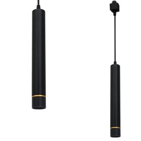   1 fázisú sínfüggő lámpa TRACK LIGHT PENDANT Black Gold 3W LED Milagro