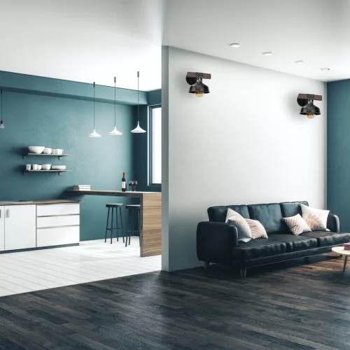 FARO fekete fa fali lámpa 1xE27 Milagro