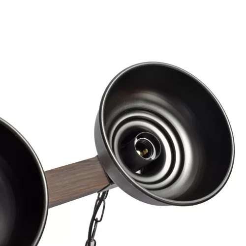 FARO függesztett lámpa 3xE27 60W Vintage Wooden Beam MLP6243 Milagro fém + fa