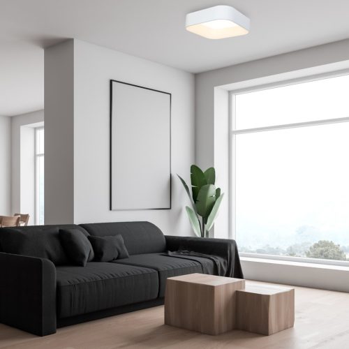 Felületre szerelhető mennyezeti lámpa ASTRO 24W LED négyzet alakú lámpaernyő fehér ML6355 Milagro fém + akril