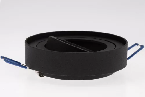 Süllyesztett HALOGÉN GU10 TUBE SPOT Mozgatható NUSA kerek fekete 50mm