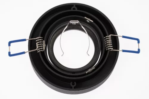 Süllyesztett HALOGÉN GU10 TUBE SPOT Mozgatható NUSA kerek fekete 50mm