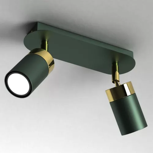 JOKER GREEN GOLD mennyezeti lámpa 2 x GU10 MILAGRO Fém modern stílusban
