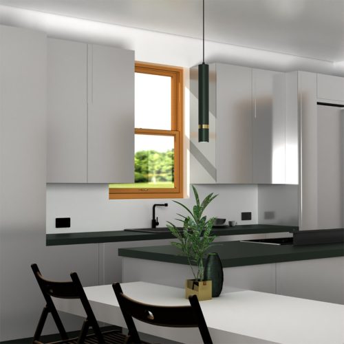 Függesztett lámpa JOKER GREEN GOLD GU10 MILAGRO Fém, modern stílusban