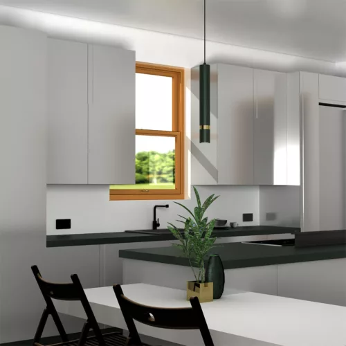 Függesztett lámpa JOKER GREEN GOLD GU10 MILAGRO Fém, modern stílusban