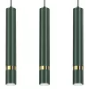JOKER GREEN GOLD függőlámpa 3 x GU10 MILAGRO Fém modern stílusban