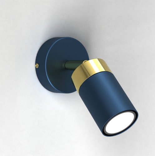 JOKER BLUE GOLD fali lámpa GU10 MILAGRO fém mennyezeti lámpa modern stílusban