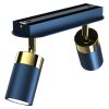 JOKER BLUE GOLD mennyezeti lámpa 2 x GU10 MILAGRO Fém modern stílusban