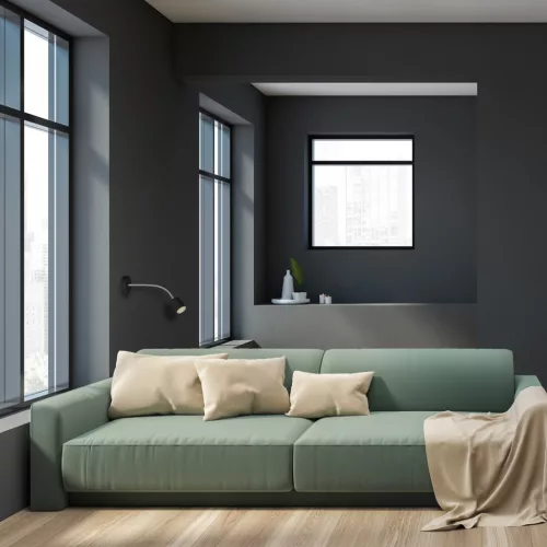 Fali lámpa MAXI Fekete 1xGU10 Milagro