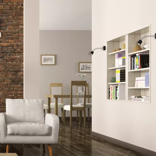 Fali lámpa MAXI Fekete 1xGU10 Milagro