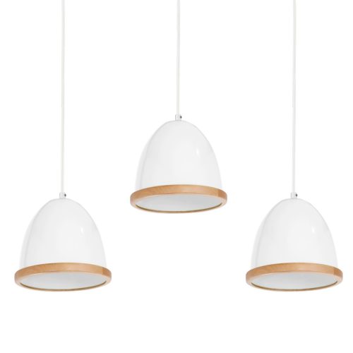 STUDIO fehér mennyezeti lámpa 3xE27 Milagro