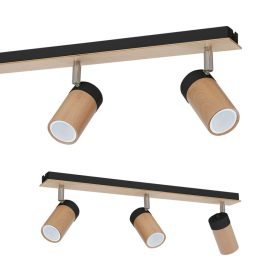 BARON mennyezeti lámpa fekete 3xGU10 Milagro