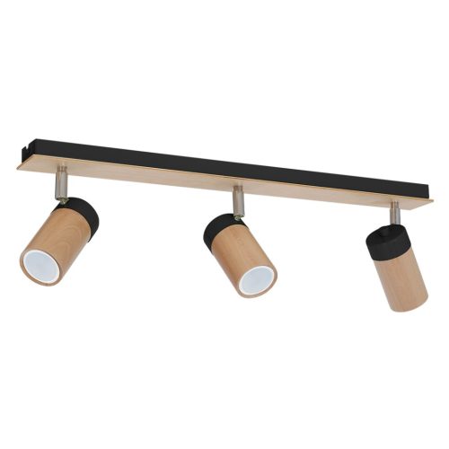 BARON mennyezeti lámpa fekete 3xGU10 Milagro