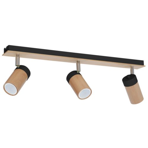 BARON mennyezeti lámpa fekete 3xGU10 Milagro