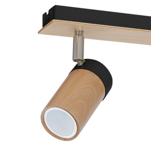 BARON mennyezeti lámpa fekete 3xGU10 Milagro