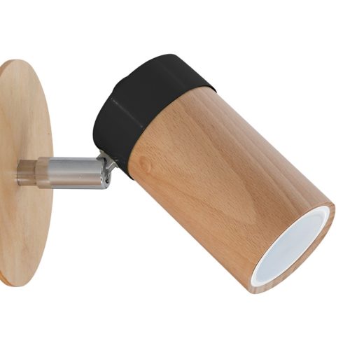 BARON Falilámpa Fekete 1xGU10 Milagro