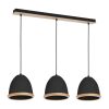 MiLAGRO STUDIO BLACK 3xE27 fekete függőlámpa