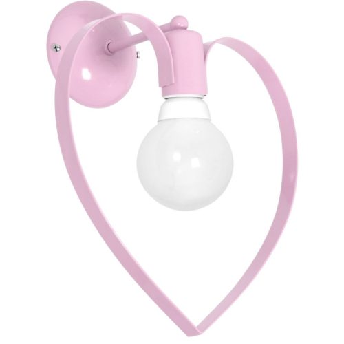 AMORE fali lámpa rózsaszín 1xE27 Milagro