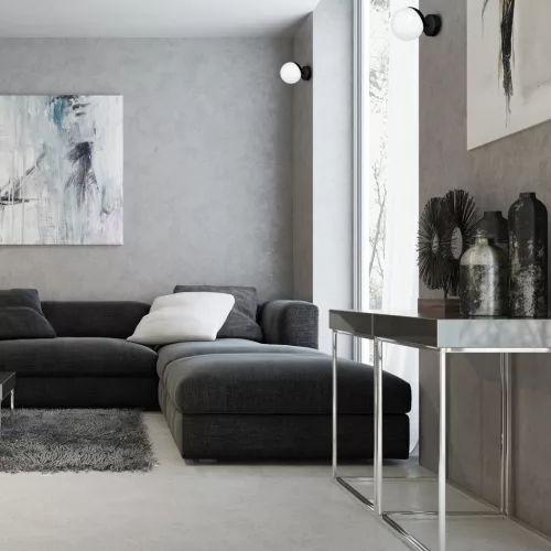 SFERA Fali lámpa Fekete 1xE14 Milagro