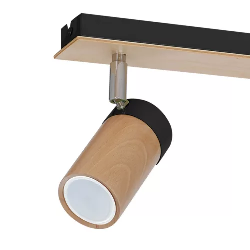 BARON mennyezeti lámpa fekete 2xGU10 Milagro