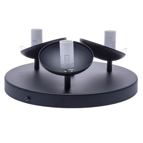 SFERA mennyezeti lámpa fekete 3xE14 Milagro