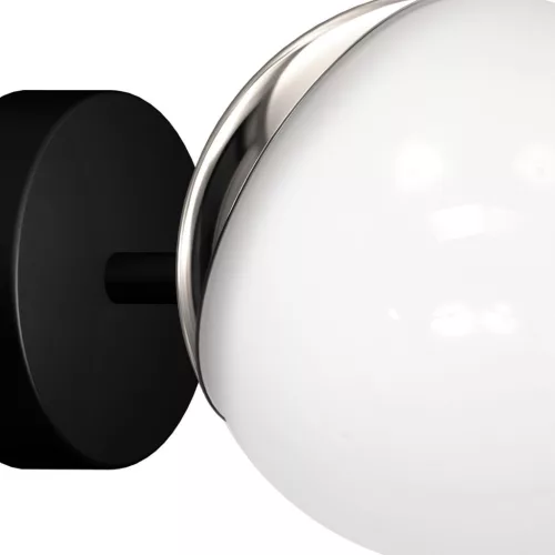 SFERA Fali lámpa Fekete króm 1xE14 Milagro