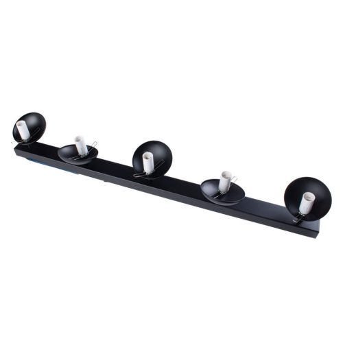 SFERA mennyezeti lámpa fekete 5xE14 Milagro