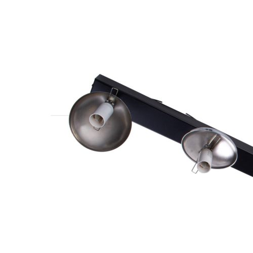 SFERA mennyezeti lámpa fekete króm 5xE14 Milagro