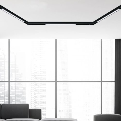 LED Line Rail lámpa 10W 4000K mágneses sínekhez MAGNETIC TRACK Milagro Black