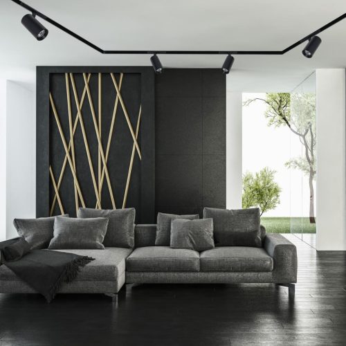 Sínlámpa LED reflektor 10W 4000K mágneses sínekhez MAGNETIC TRACK Milagro Black Spot