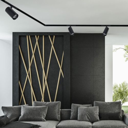 Sínlámpa LED reflektor 10W 4000K mágneses sínekhez MAGNETIC TRACK Milagro Black Spot