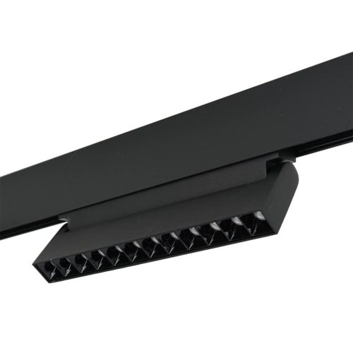 LED Line Rail lámpa 12W 4000K mágneses sínekhez MAGNETIC TRACK Milagro fekete mozgatható