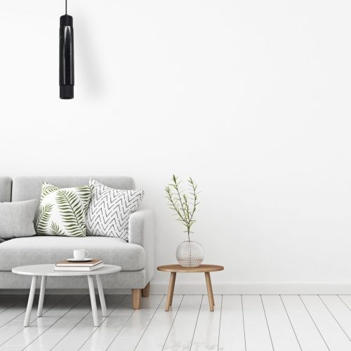 Márvány fekete mennyezeti lámpa 1xGU10 Milagro