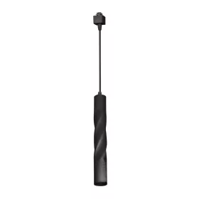   1 fázisú sínfüggő lámpa TRACK LIGHT függőlámpa TWISTED fekete 3W LED Milagro