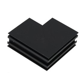   Felületre szerelhető mágneses sarok LED-lámpákhoz lefelé L MAGNETIC TRACK 48V Milagro