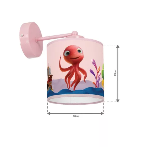 Fali lámpa OCTOPUS LOLA MiniMini 1xE27 Milagro